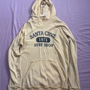 Santa Cruz Skateboards yellow Hoodie